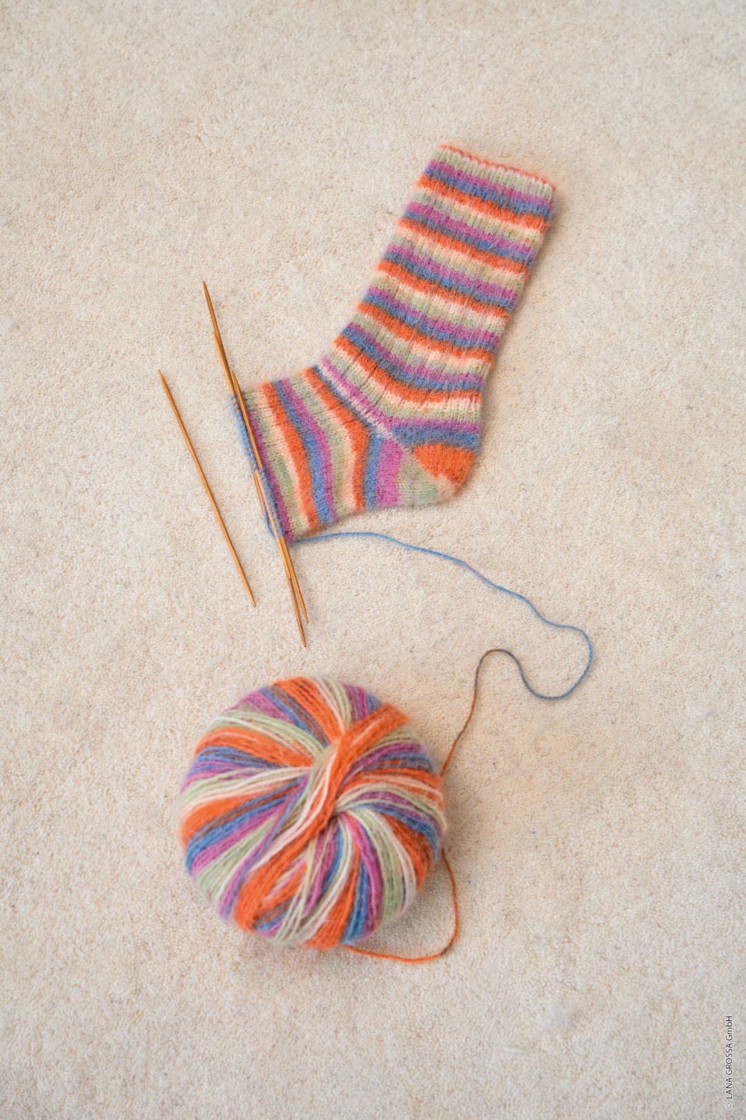 Artikelbild 5 des Artikels “Socken aus Cosy Socks Multi Stripes “