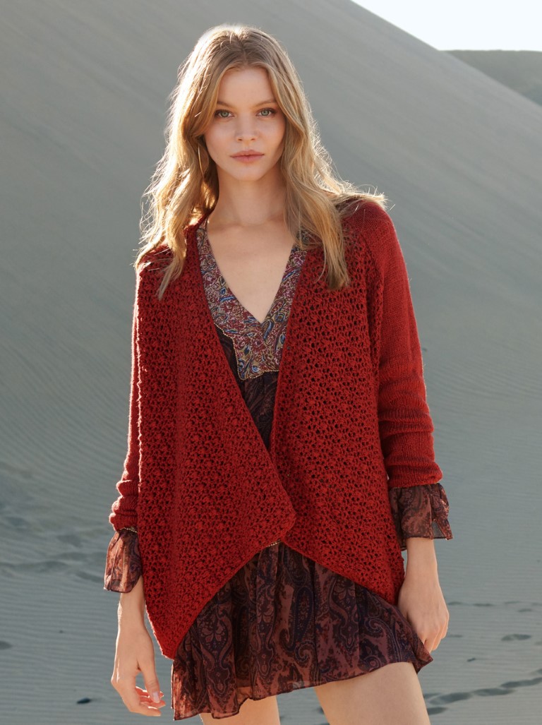 Artikelbild 5 des Artikels “Zipfelcardigan mit gestrickten Ärmeln aus Linarte “