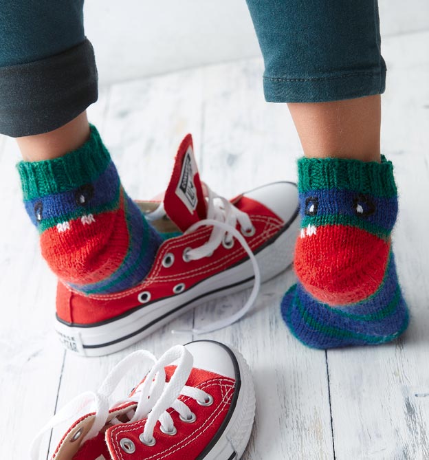 Artikelbild 6 des Artikels “TOPP  Sneakersocken stricken mit Wow-Effekt “