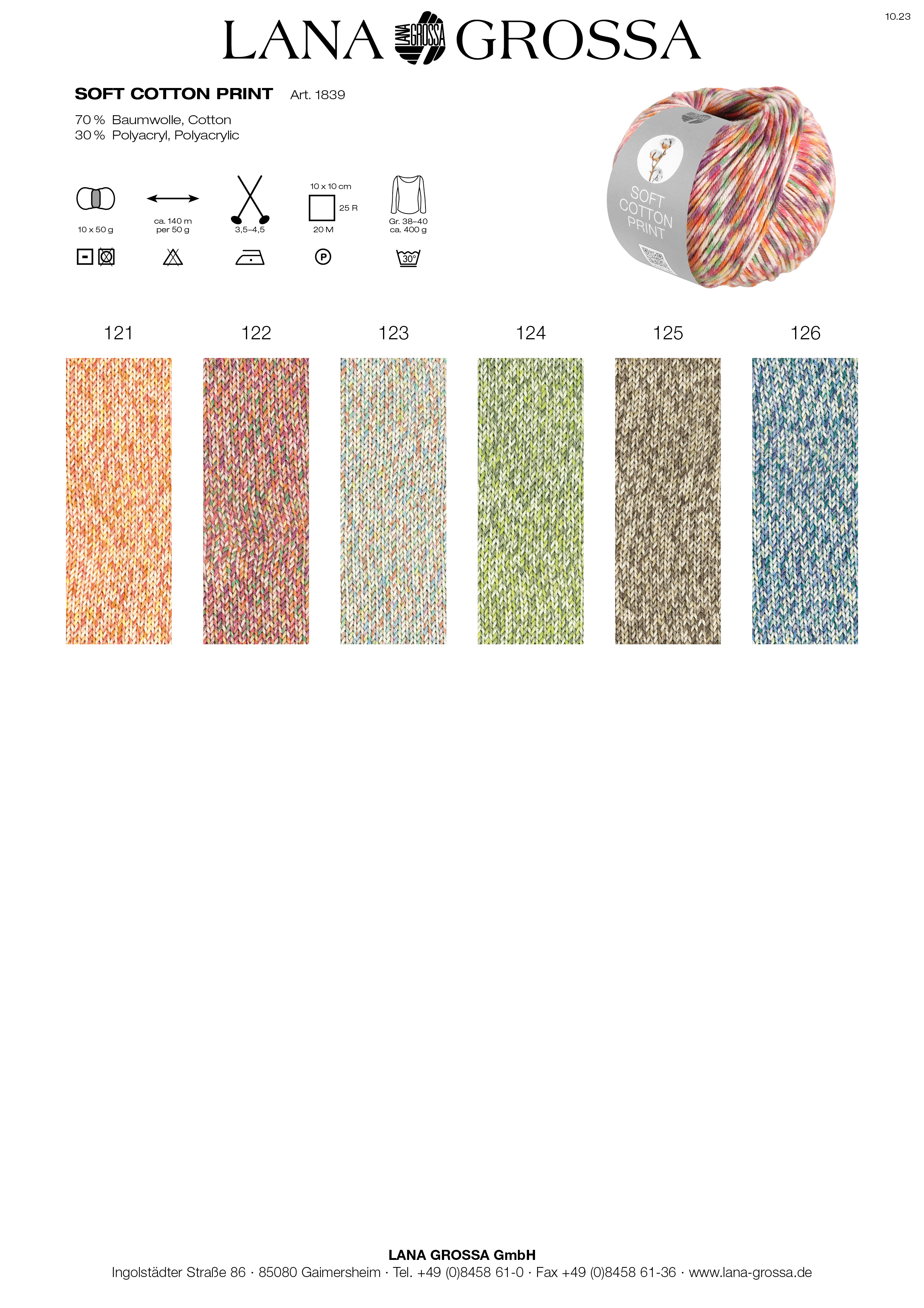 Artikelbild 6 des Artikels “Lana Grossa Soft Cotton “