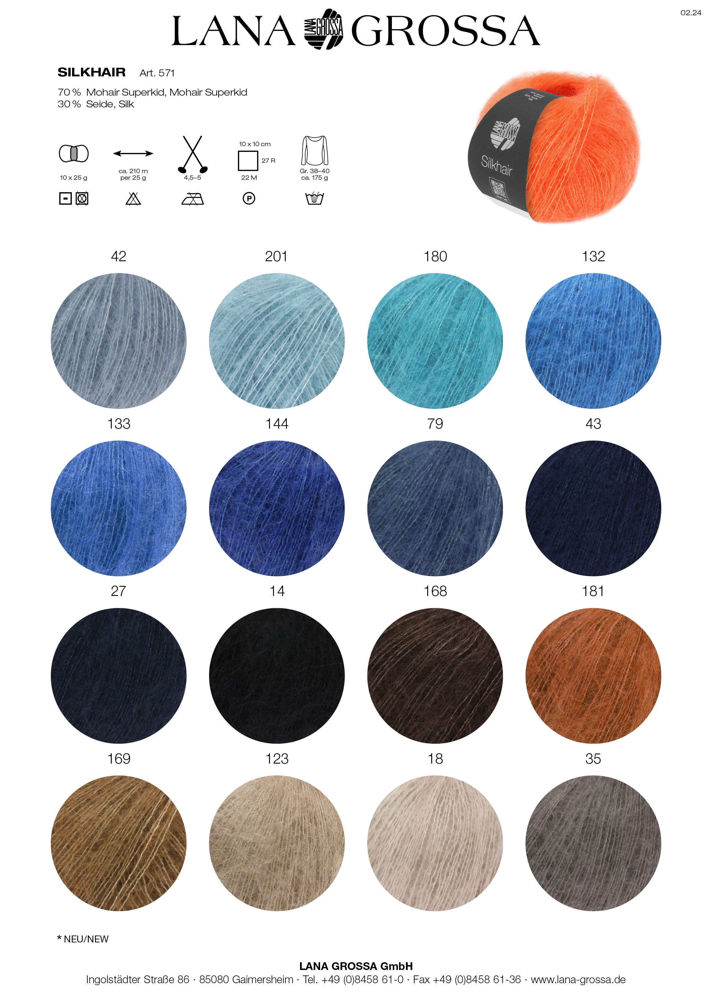 Artikelbild 6 des Artikels “Lana Grossa Silkhair “