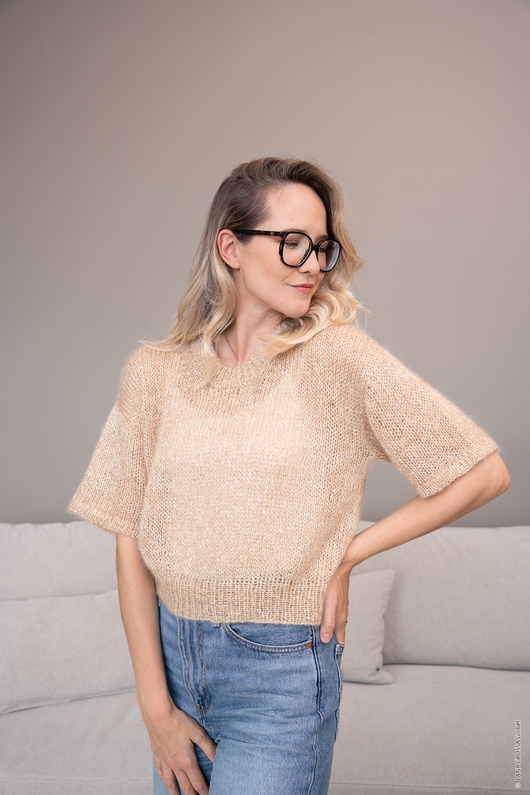 Artikelbild 6 des Artikels “Glamshirt (by sinchens) aus Mohair di Gio/Glamour “