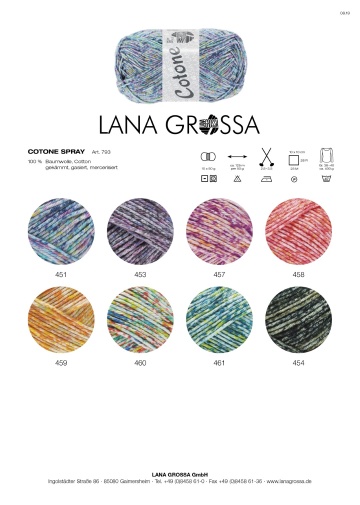 Artikelbild 7 des Artikels “Lana Grossa Cotone print/spray/mouline “