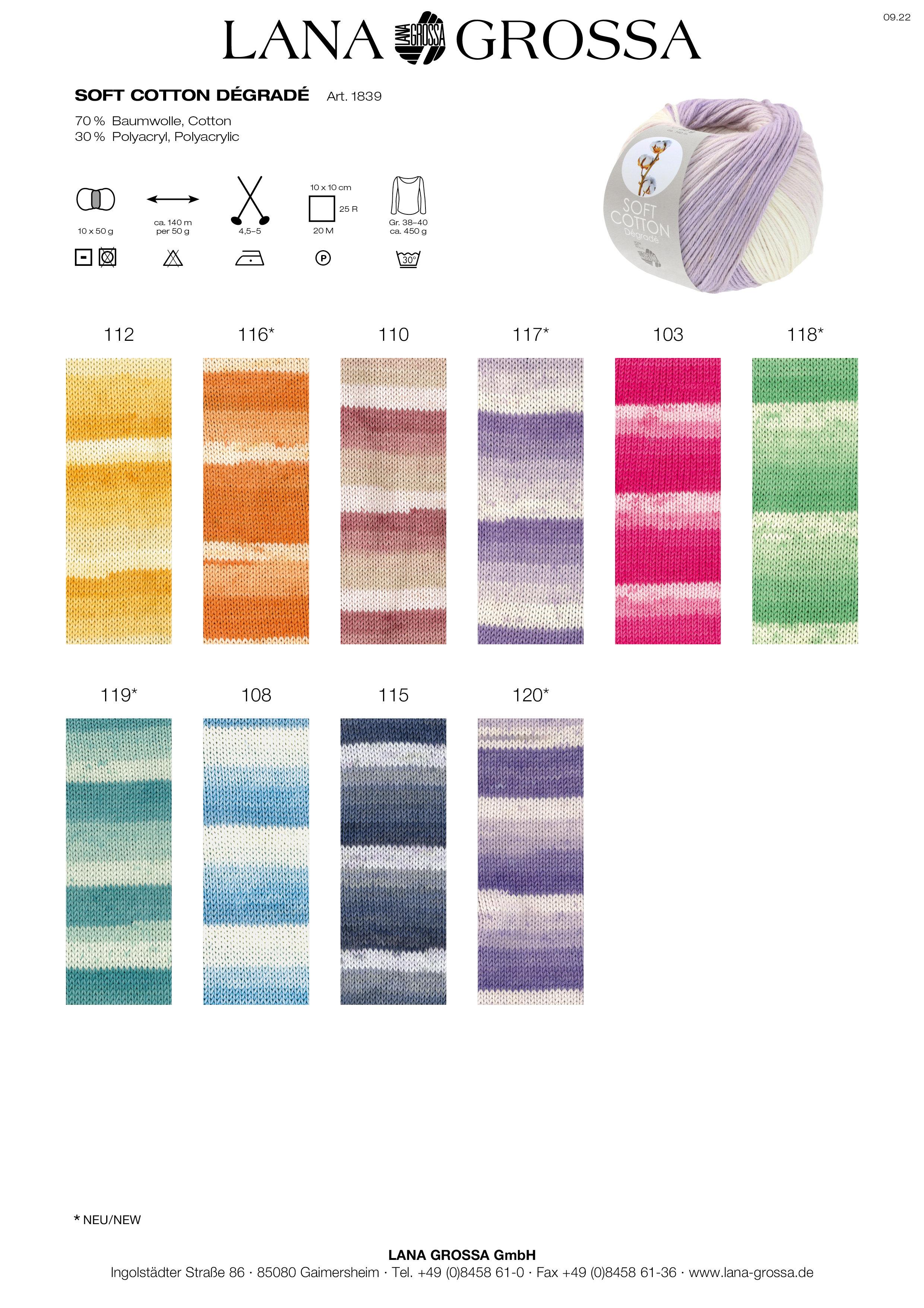 Artikelbild 8 des Artikels “Lana Grossa Soft Cotton “